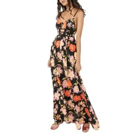 akira black and white dress AAYU Women Maxi Black & Yellow Dress – Aayu Creation Pvt Ltd main image 1